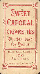 1909-11 American Tobacco Company T206 White Border #NNO Billy Sullivan Back