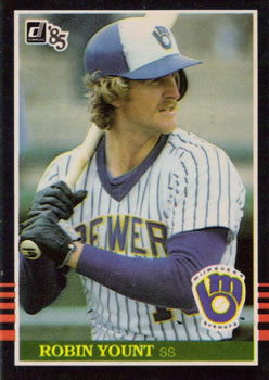 1985 Donruss #48 Robin Yount Front