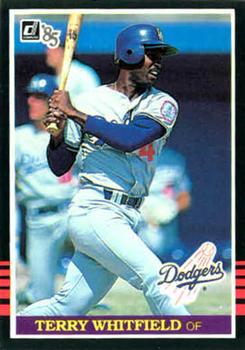 1985 Donruss #540 Terry Whitfield Front