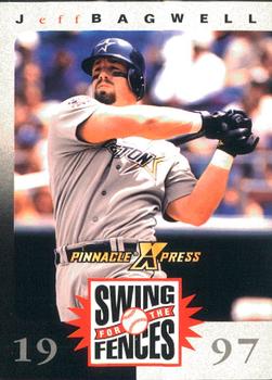 1997 Pinnacle X-Press - Swing for the Fences Players #NNO Jeff Bagwell Front