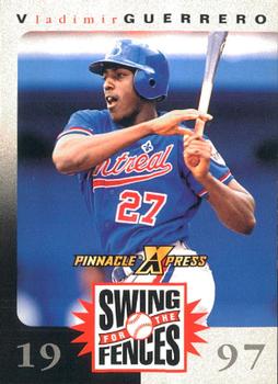 1997 Pinnacle X-Press - Swing for the Fences Players #NNO Vladimir Guerrero Front