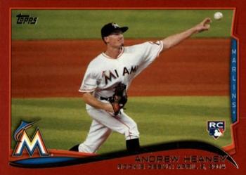 2014 Topps Update - Target Red Border #US-13 Andrew Heaney Front