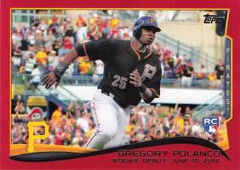 2014 Topps Update - Target Red Border #US-20 Gregory Polanco Front