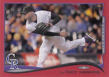 2014 Topps Update - Target Red Border #US-64 LaTroy Hawkins Front