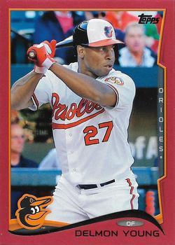 2014 Topps Update - Target Red Border #US-160 Delmon Young Front