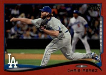 2014 Topps Update - Target Red Border #US-206 Chris Perez Front