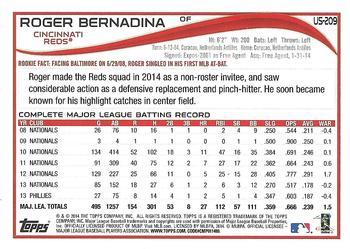 2014 Topps Update - Target Red Border #US-209 Roger Bernadina Back