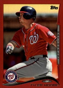 2014 Topps Update - Target Red Border #US-296 Tyler Moore Front