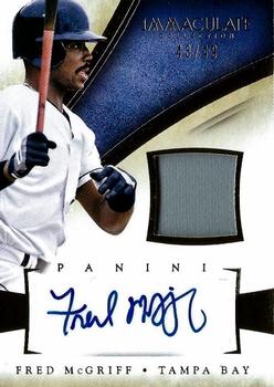 2014 Panini Immaculate Collection - Immaculate Autograph Materials #11 Fred McGriff Front