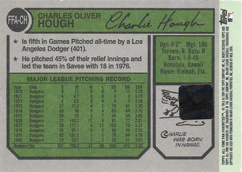 2004 Topps All-Time Fan Favorites - Autographs #FFA-CH Charlie Hough Back