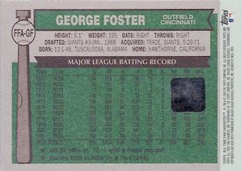 2004 Topps All-Time Fan Favorites - Autographs #FFA-GF George Foster Back
