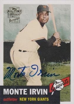 2004 Topps All-Time Fan Favorites - Autographs #FFA-MI Monte Irvin Front