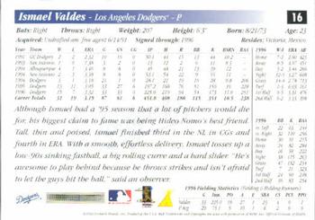 1997 Score #16 Ismael Valdes Back