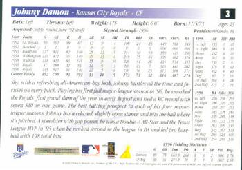 1997 Score #3 Johnny Damon Back