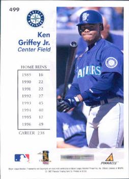 1997 Score #499 Ken Griffey Jr. Back