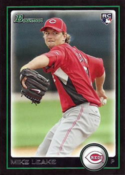 2010 Bowman #196 Mike Leake Front
