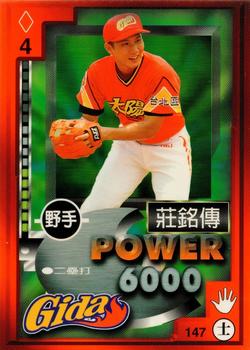 1997 Taiwan Major League Power Card #147 Ming-Chuan Chuang Front