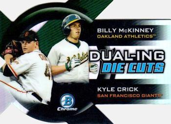 2014 Bowman Chrome - Dualing Die Cut Refractors #DDC-MC Billy McKinney / Kyle Crick Front