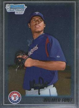 2010 Bowman - Chrome Prospects #BCP87 Wilmer Font Front