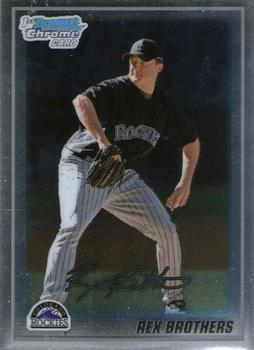 2010 Bowman - Chrome Prospects #BCP92 Rex Brothers Front