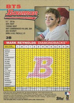 2010 Bowman - 1992 Throwbacks #BT5 Mark Reynolds Back