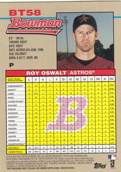 2010 Bowman - 1992 Throwbacks #BT58 Roy Oswalt Back