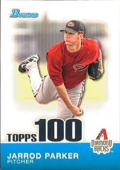 2010 Bowman - Topps 100 Prospects #TP56 Jarrod Parker Front
