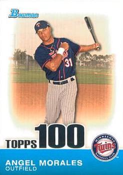 2010 Bowman - Topps 100 Prospects #TP59 Angel Morales Front