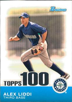 2010 Bowman - Topps 100 Prospects #TP66 Alex Liddi Front