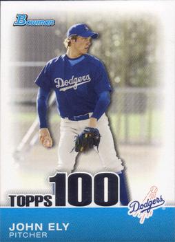 2010 Bowman - Topps 100 Prospects #TP61 John Ely Front