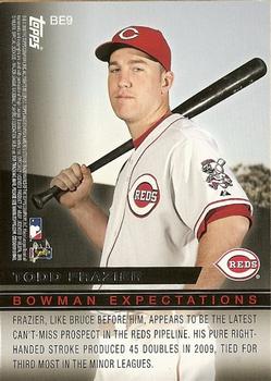 2010 Bowman - Bowman Expectations #BE9 Jay Bruce / Todd Frazier Back