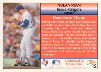 1993 Pacific Nolan Ryan Limited Edition #12 Nolan Ryan Back