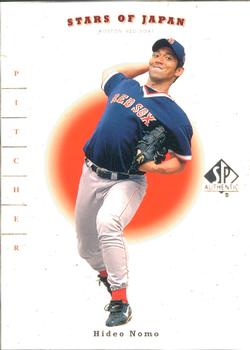 2001 SP Authentic - Stars of Japan #RS10 Hideo Nomo / Shigetoshi Hasegawa Front