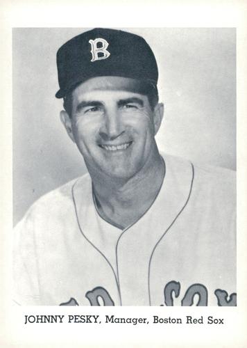 1964 Jay Publishing Boston Red Sox  #NNO Johnny Pesky Front