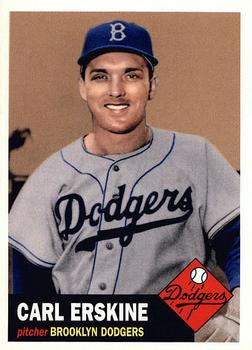 1995 Topps Archives Brooklyn Dodgers #61 Carl Erskine Front