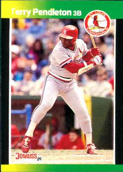 1989 Donruss Baseball's Best #156 Terry Pendleton Front