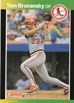 1989 Donruss Baseball's Best #187 Tom Brunansky Front