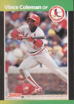 1989 Donruss Baseball's Best #19 Vince Coleman Front