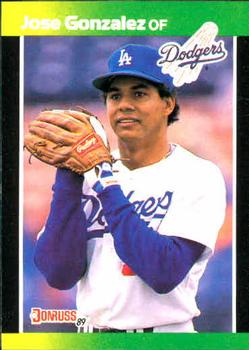 1989 Donruss Baseball's Best #260 Jose Gonzalez Front