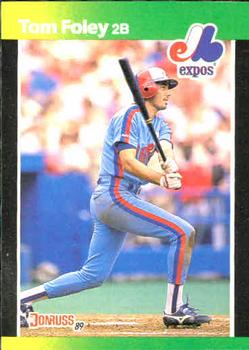 1989 Donruss Baseball's Best #314 Tom Foley Front