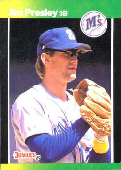 1989 Donruss Baseball's Best #331 Jim Presley Front