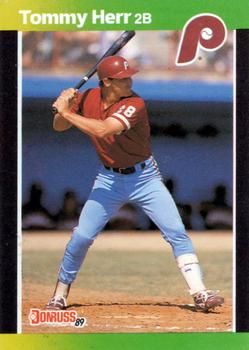 1989 Donruss Baseball's Best #72 Tom Herr Front