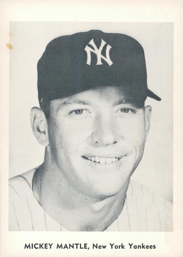 1960 Jay Publishing All-Stars #NNO Mickey Mantle Front