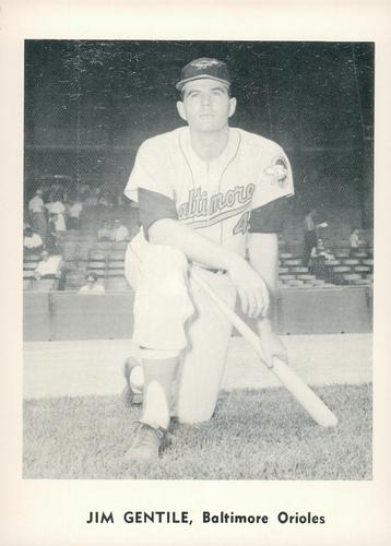 1961 Jay Publishing All-Stars #NNO Jim Gentile Front