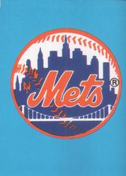 1983 Fleer Star Stickers #NNO New York Mets Checklist Front