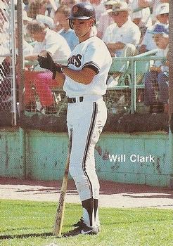 1989 Cactus League All-Stars (unlicensed) #2 Will Clark Front