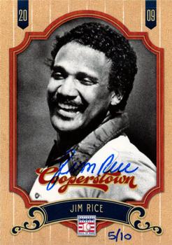 2014 Panini Hall of Fame 75th Year Anniversary - '12 Panini Cooperstown Buybacks #18 Jim Rice Front