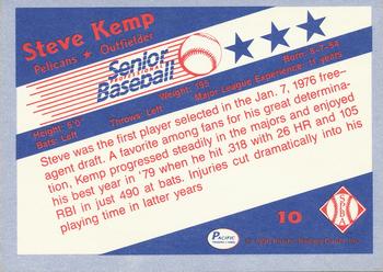 1990 Pacific Senior League #10 Steve Kemp Back