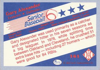 1990 Pacific Senior League #141 Gary Alexander Back