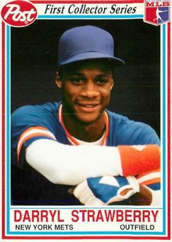1990 Post Cereal #10 Darryl Strawberry Front
